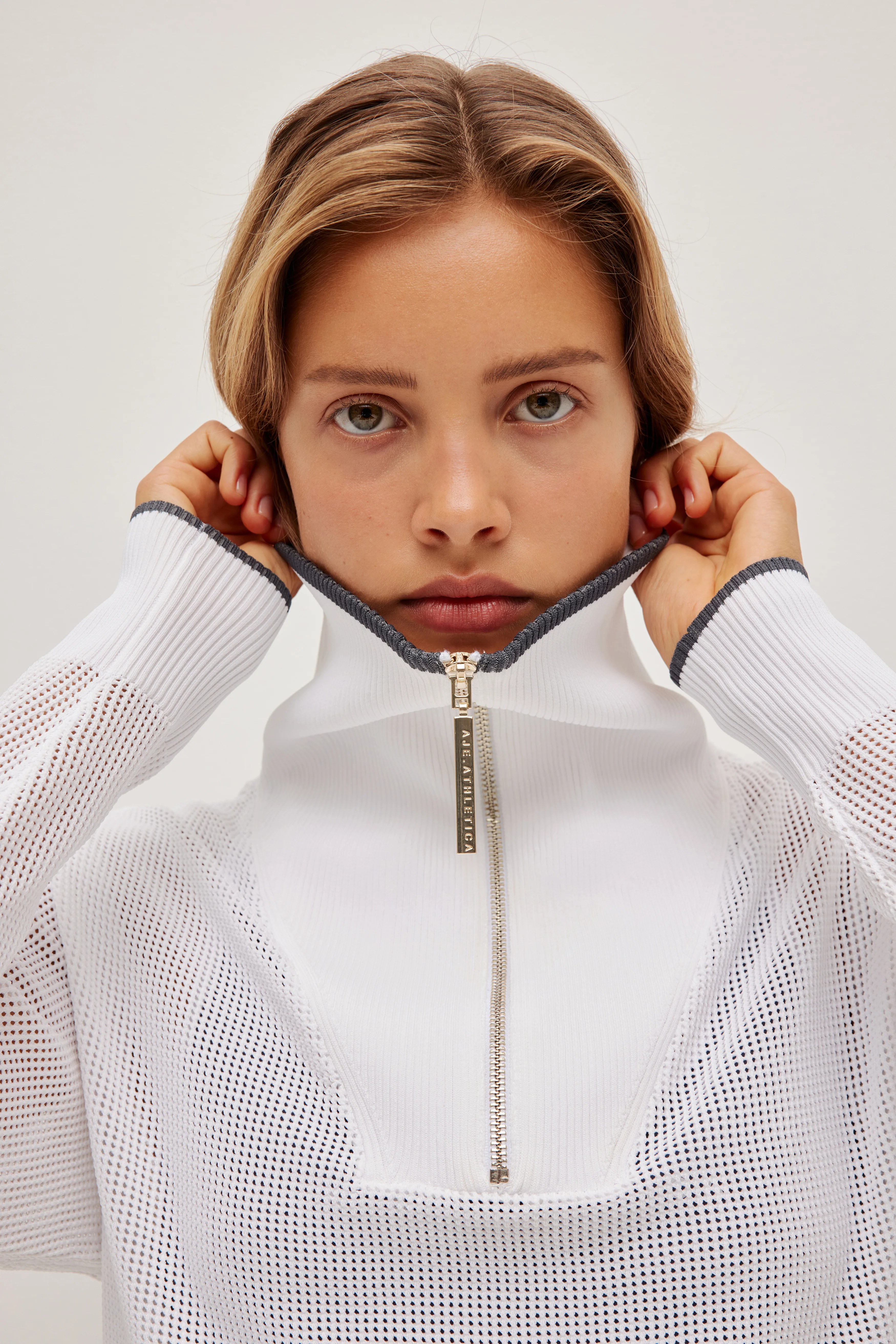 1/4 Zip Knit Jumper - Image 6
