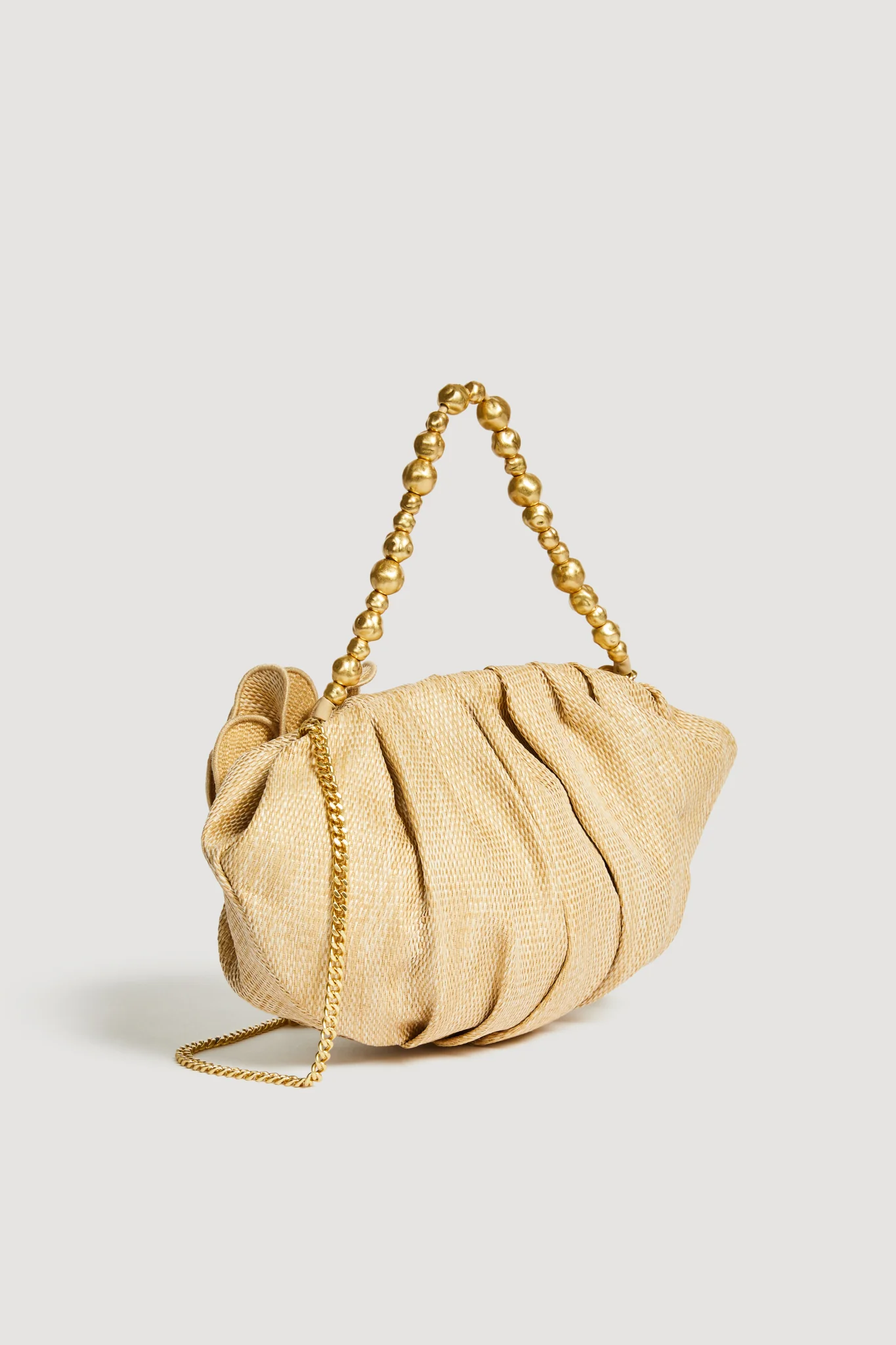 Ari Woven Flower Clutch - Image 2