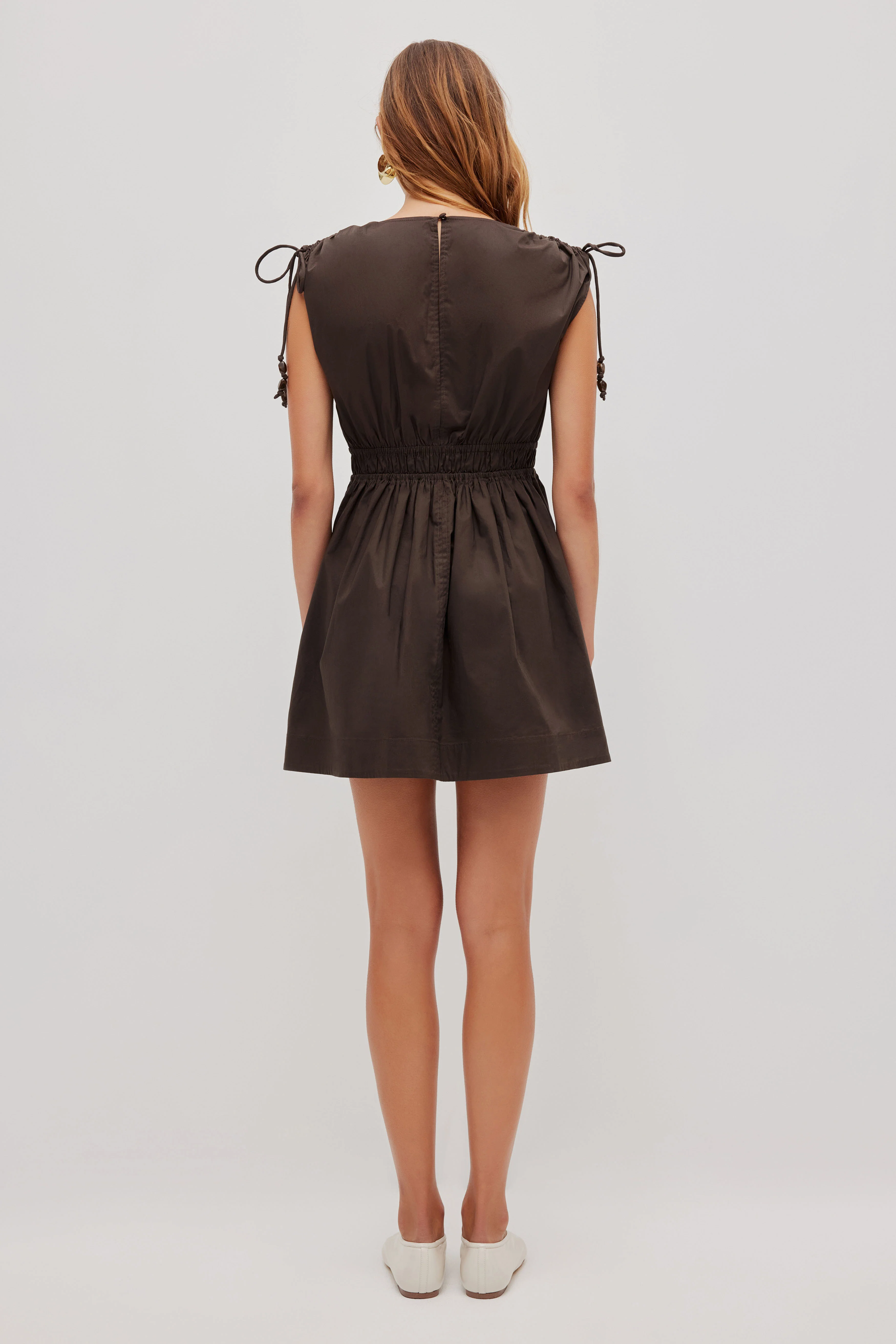 Astra Tie Mini Dress - Image 8
