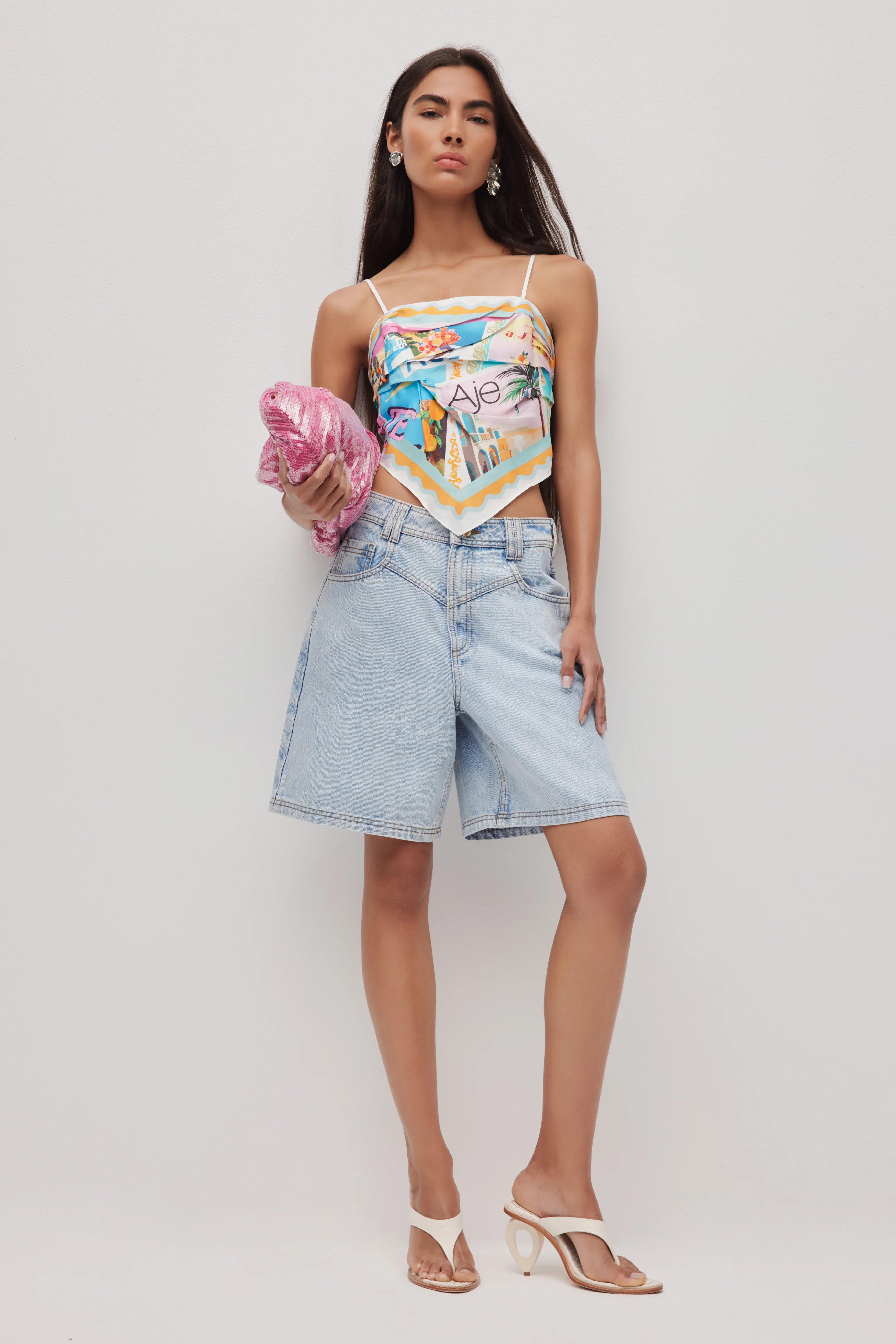 Atomic Scarf Top