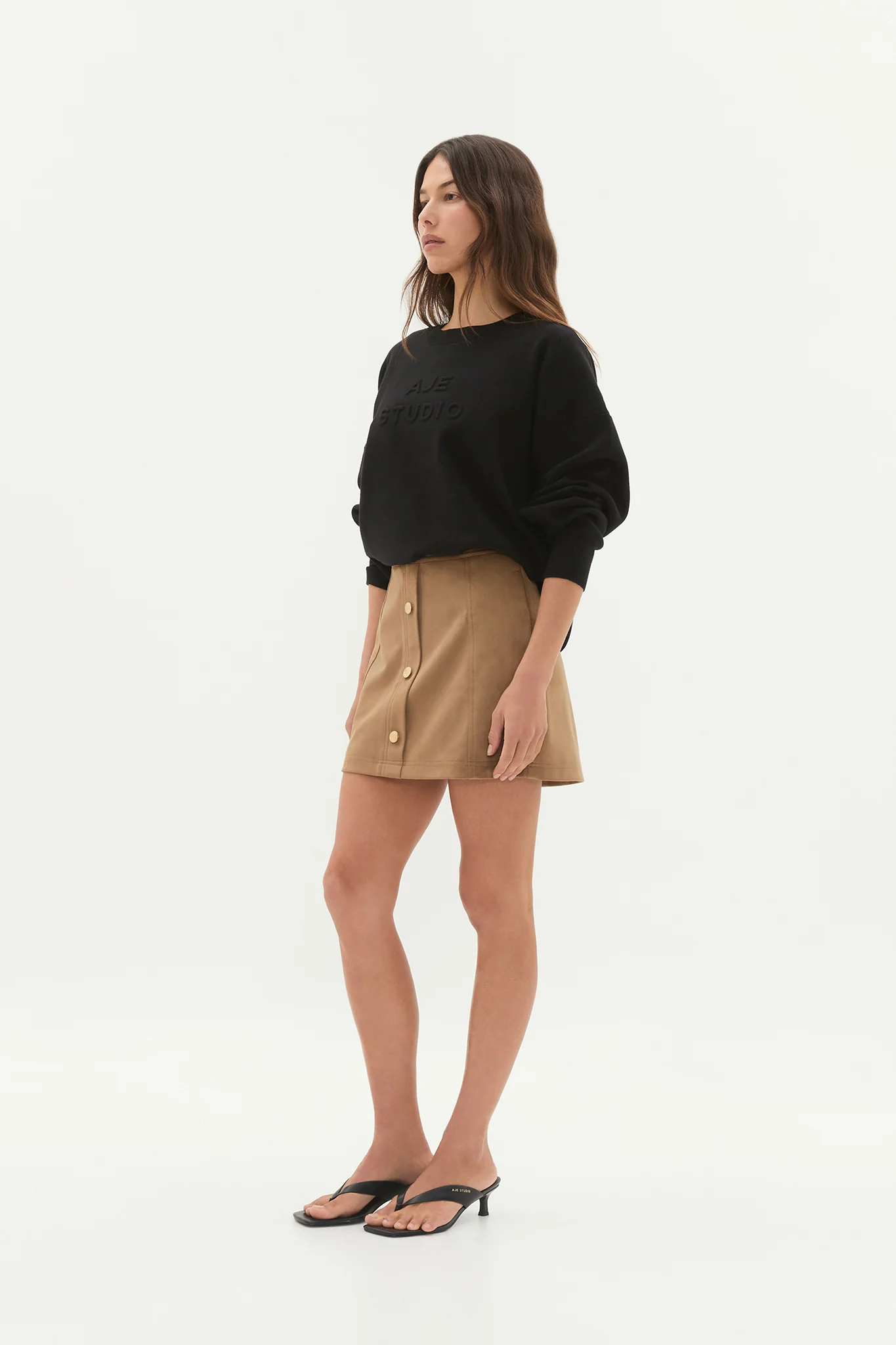 Calyx Vegan Suede Skirt - Image 5