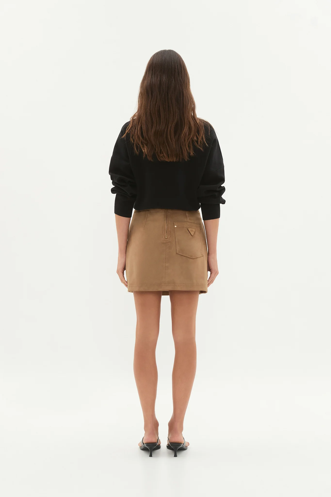 Calyx Vegan Suede Skirt - Image 7