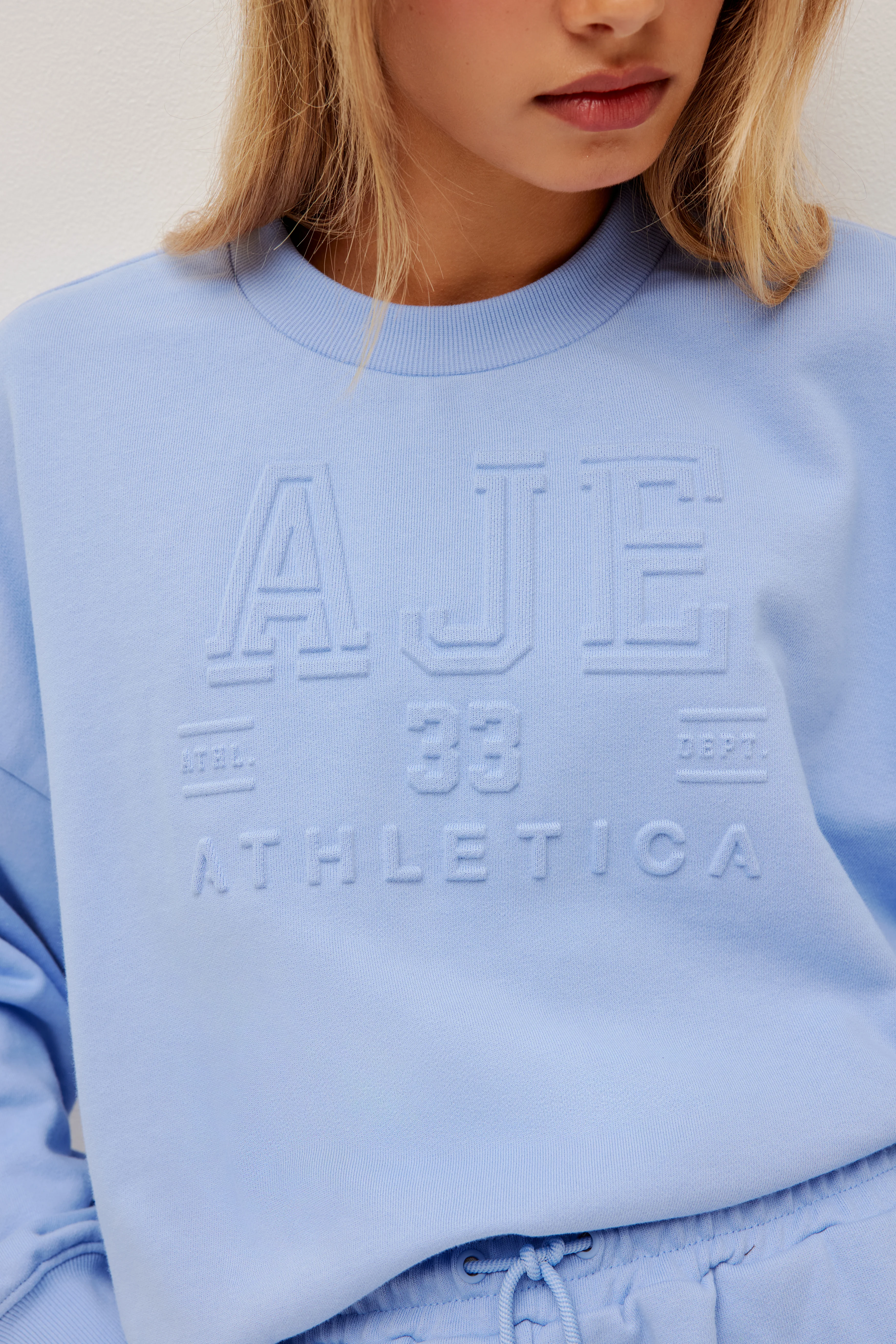 Crop Crew Neck Jumper - Image 4