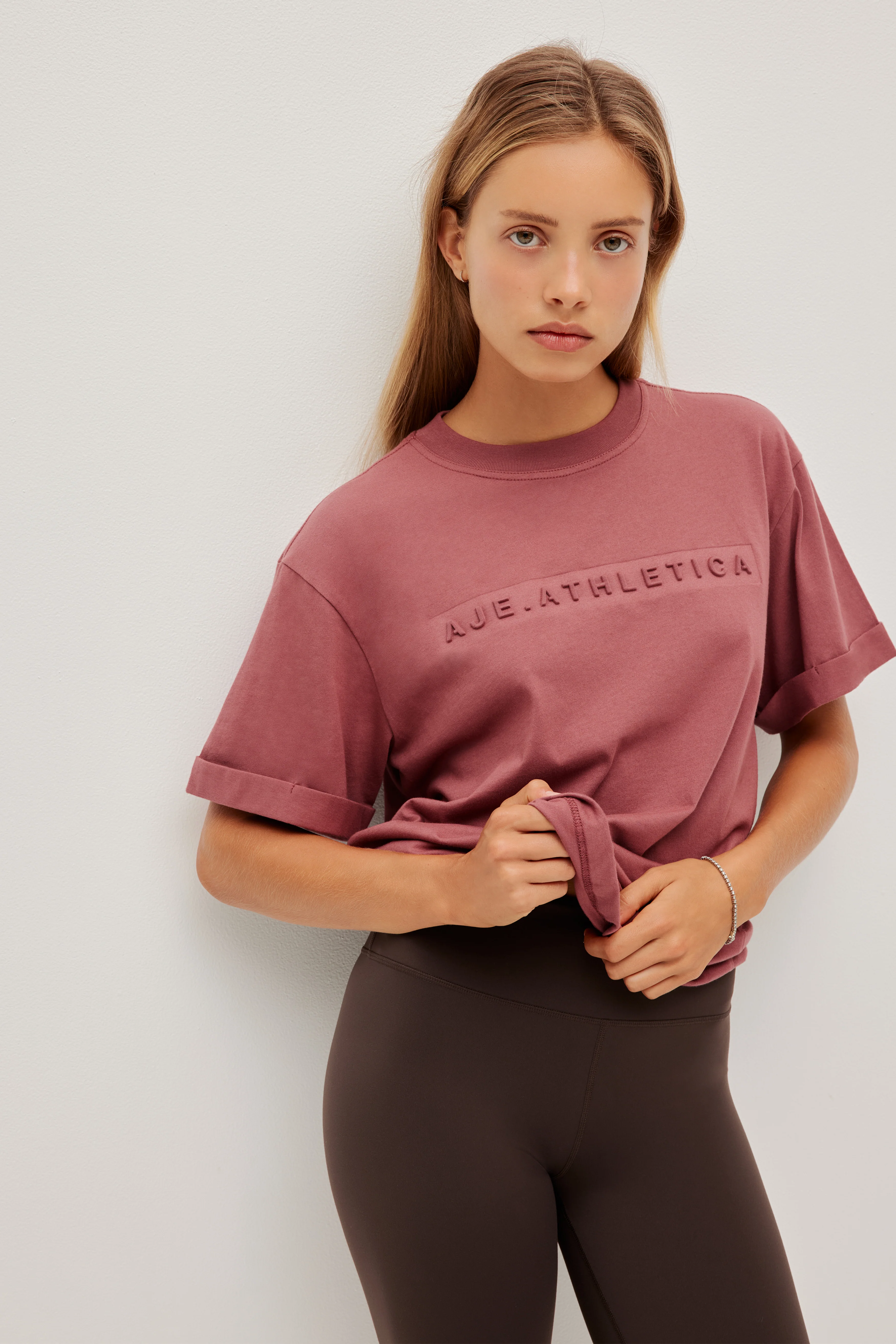 Embossed Boyfriend Tee 102 - Image 6