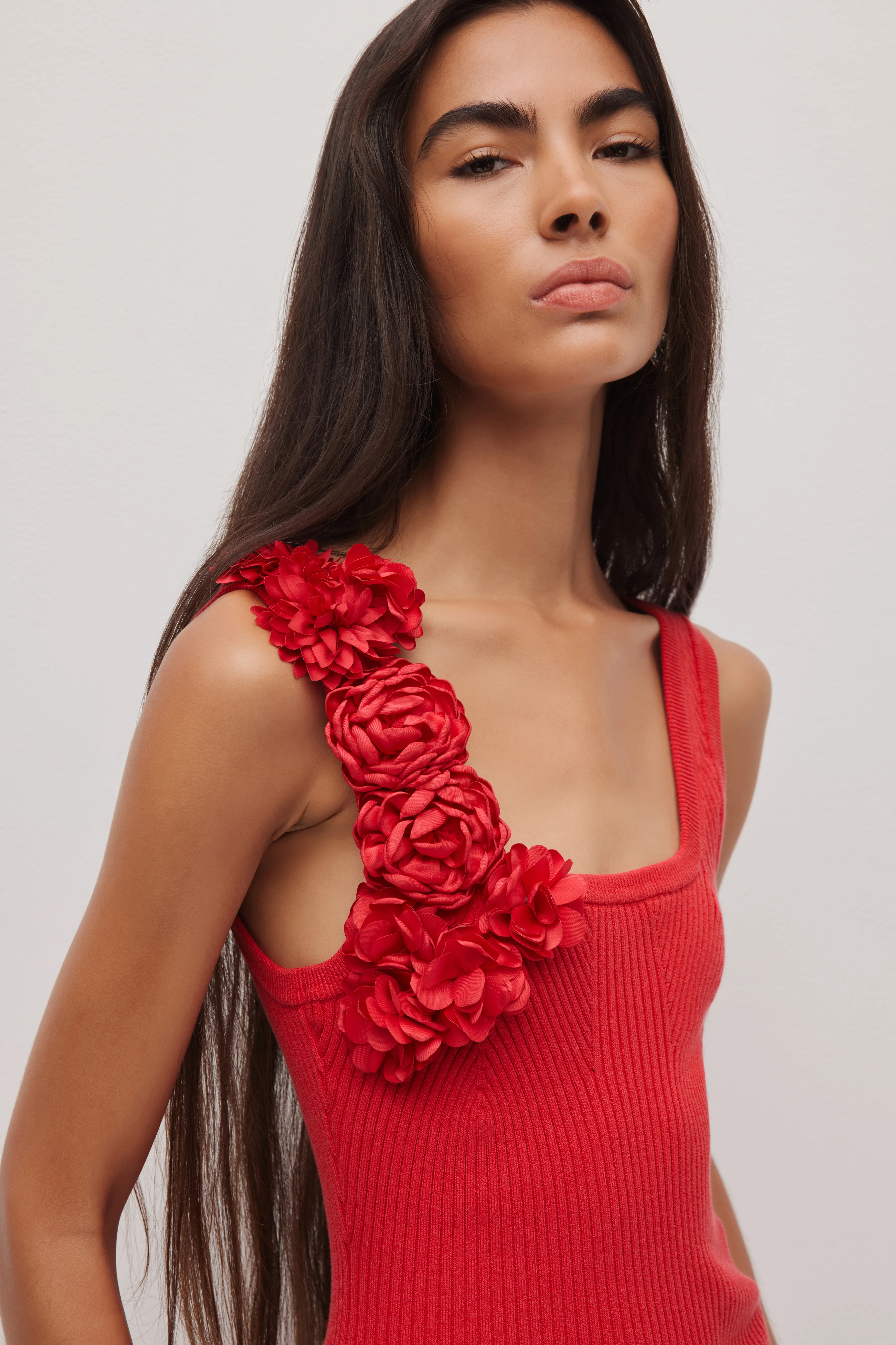 Emmy Flower Knit Tank - Image 3