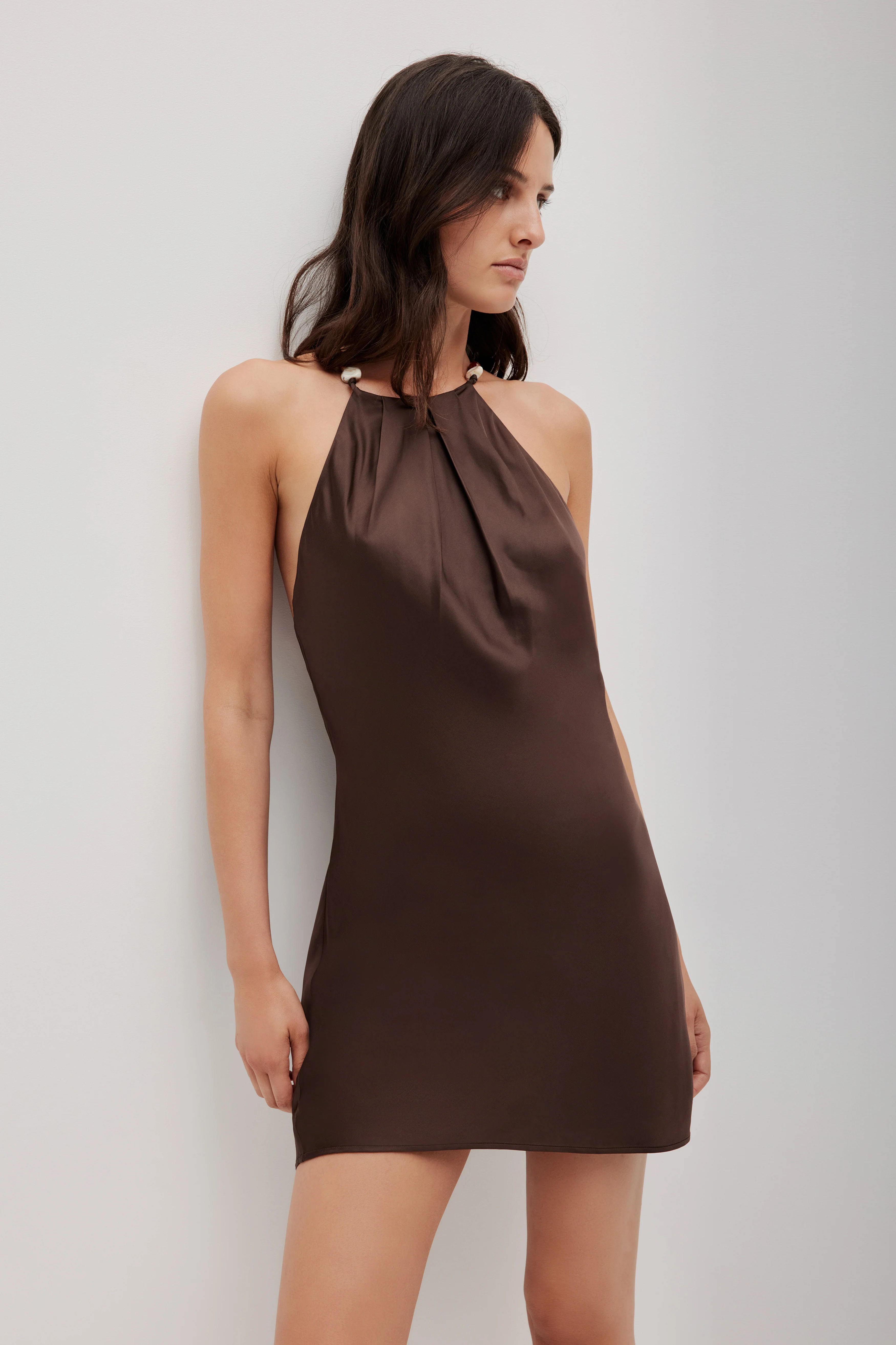 Roux Cross Back Mini Dress - Image 3