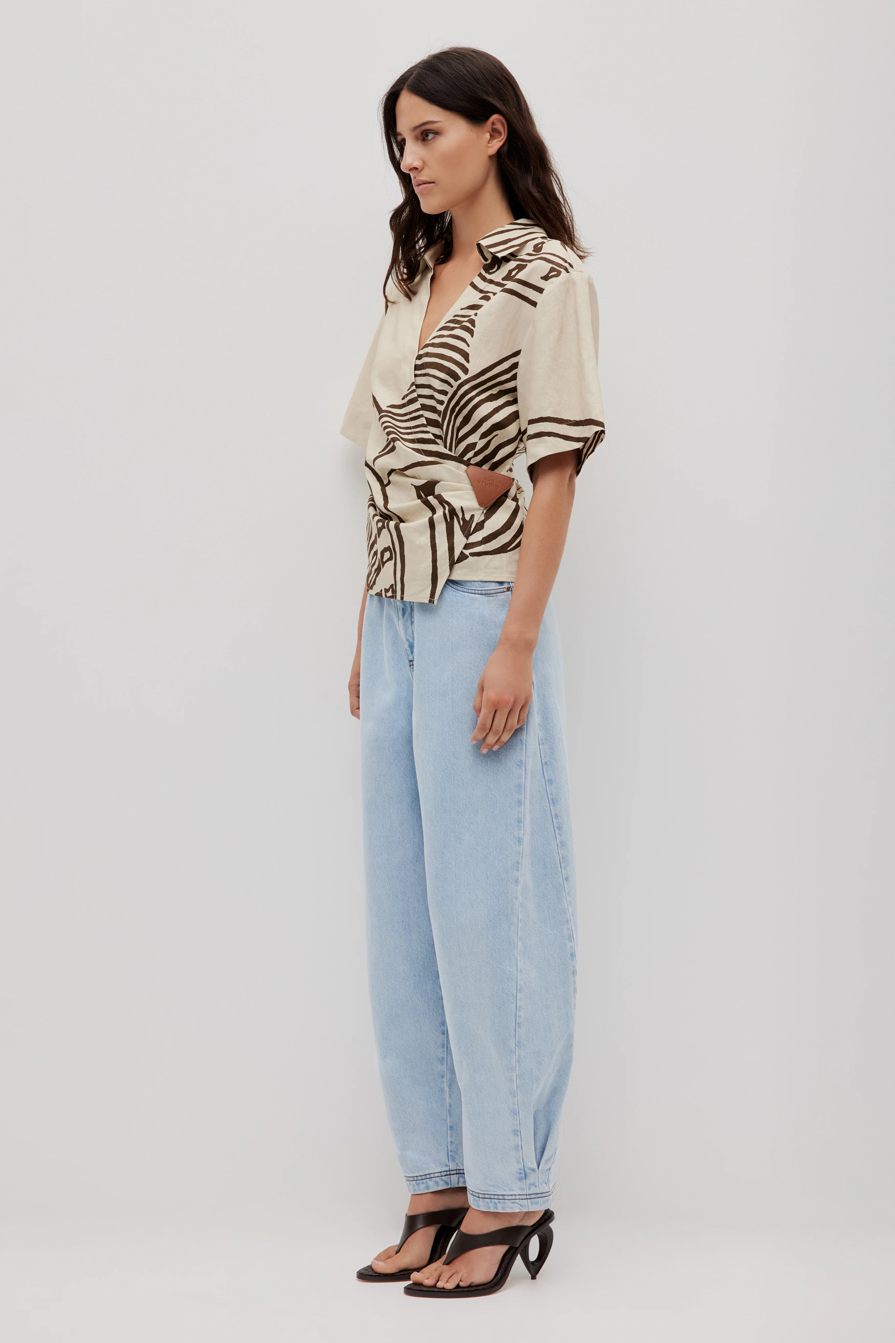 Sable Wrap Shirt - Image 3