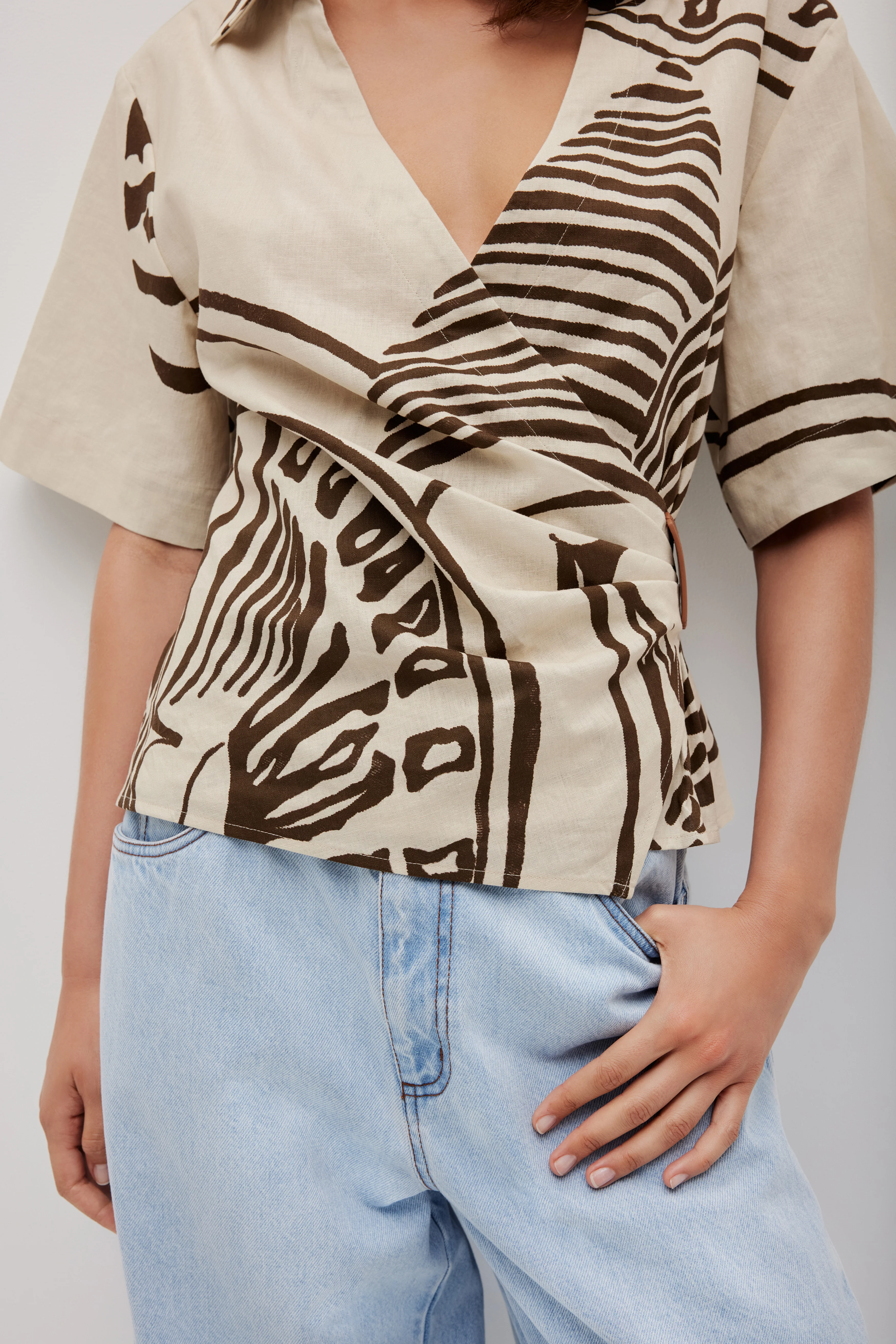 Sable Wrap Shirt - Image 5