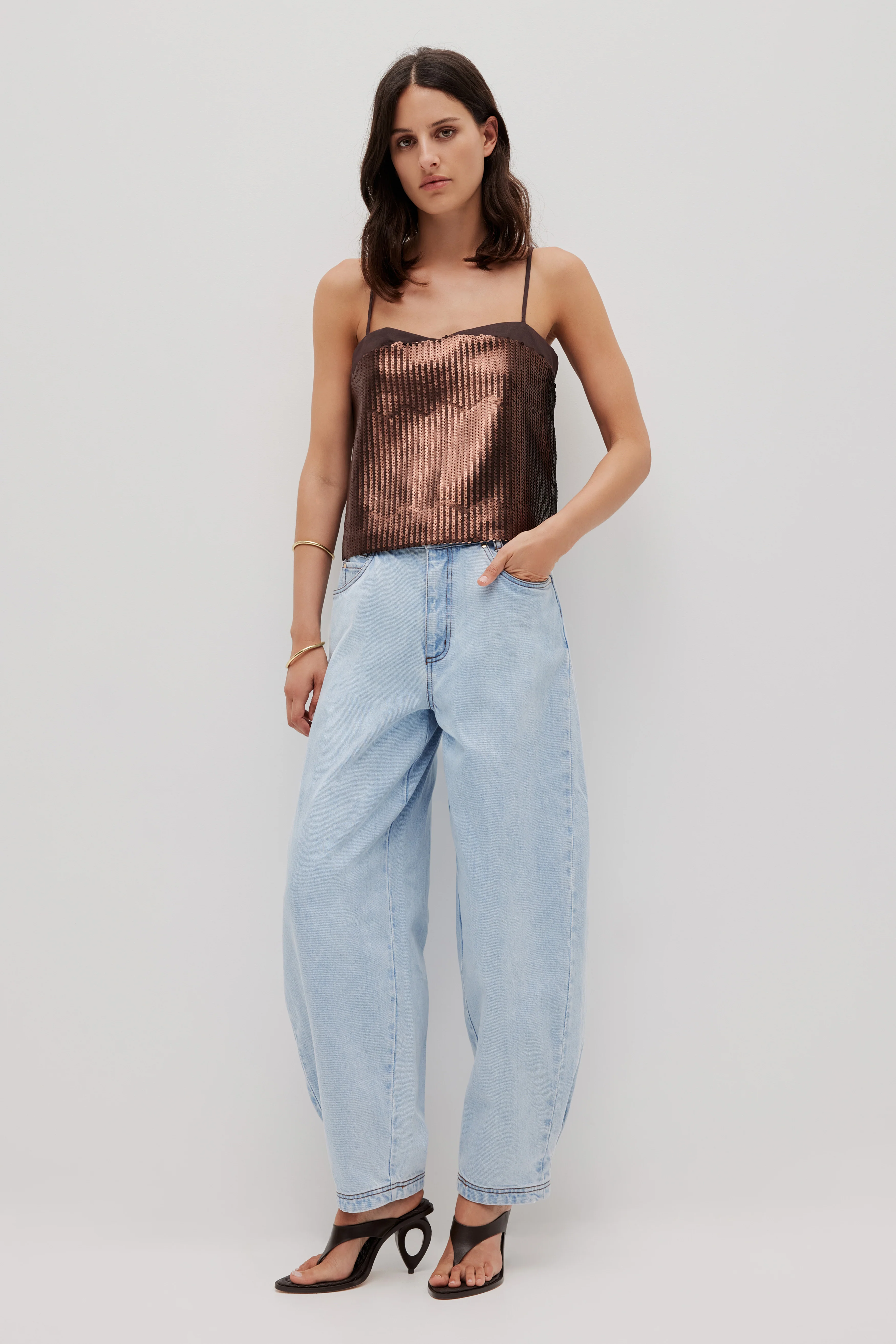Saylor Sequin Top