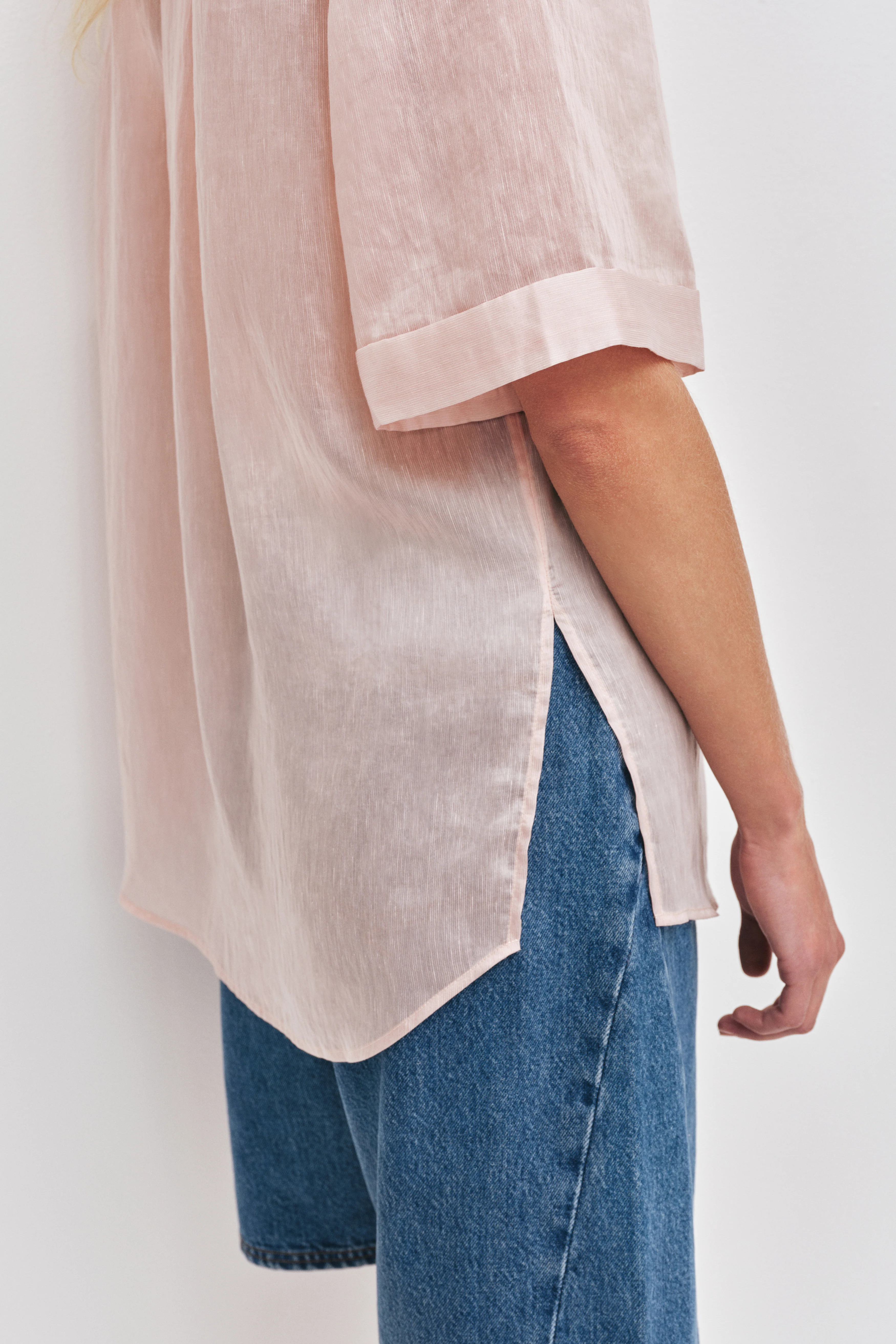 Stevie Denim Barrel Shorts - Image 3