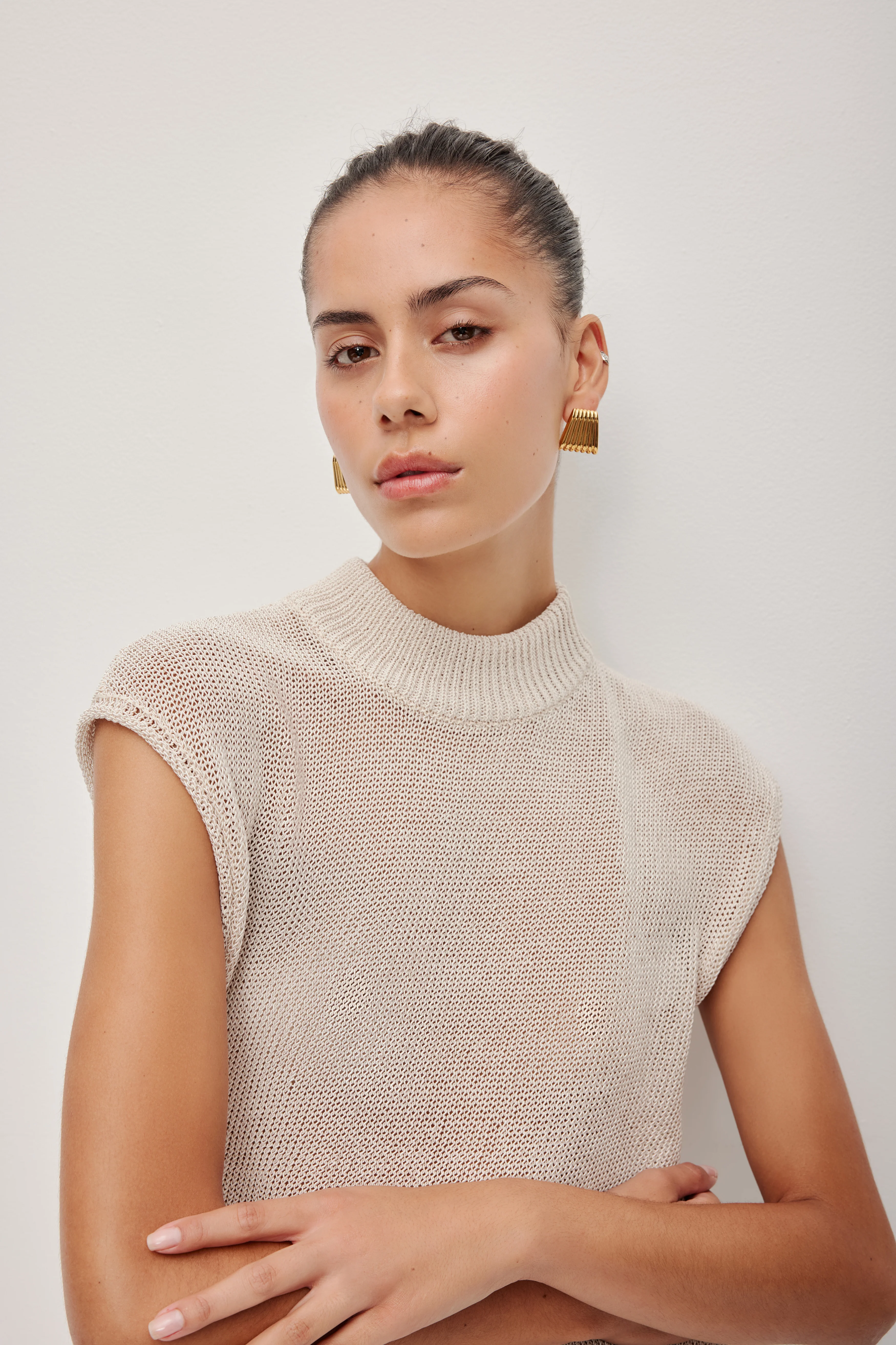 Suri Ruched Knit Top - Image 5
