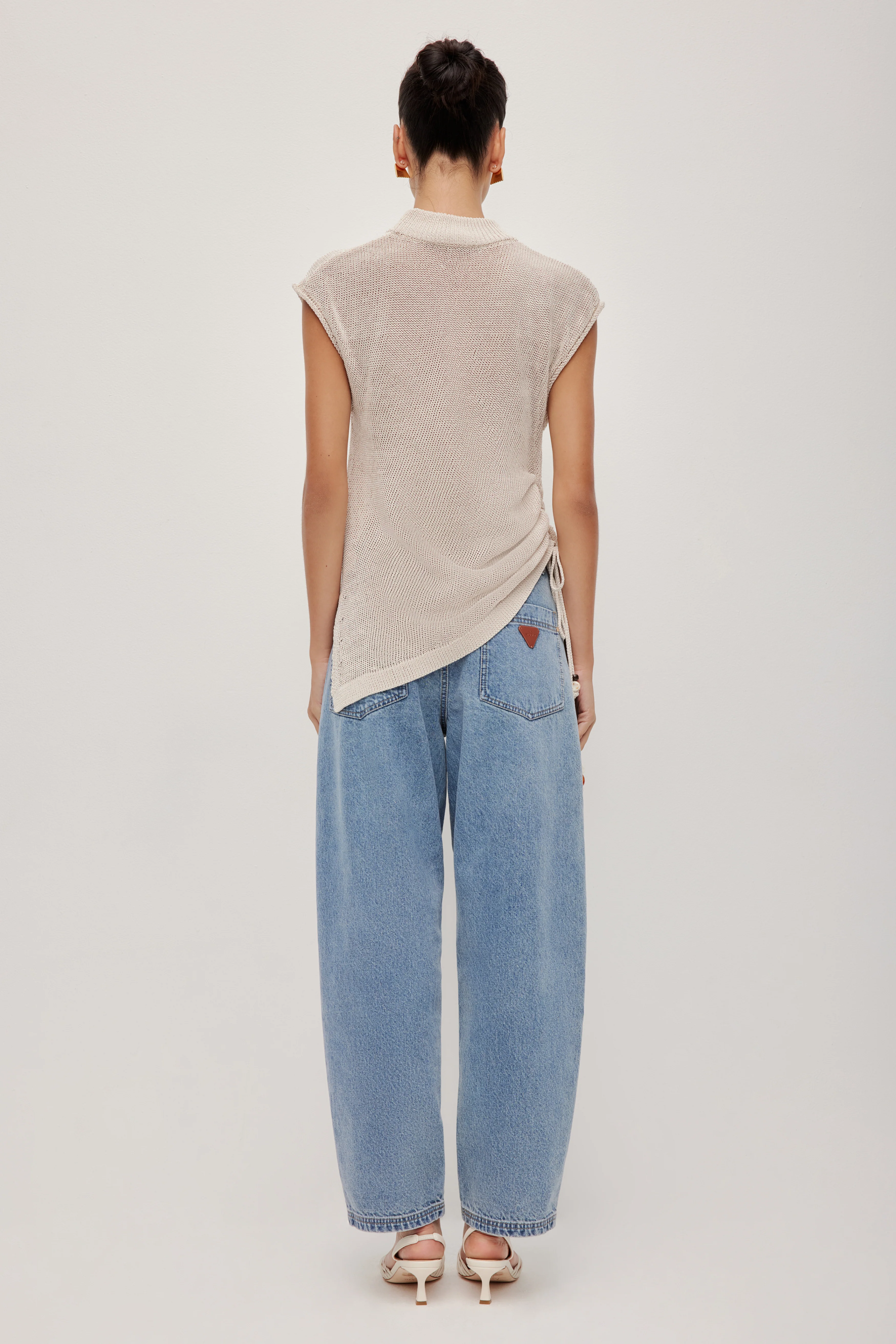 Suri Ruched Knit Top - Image 8