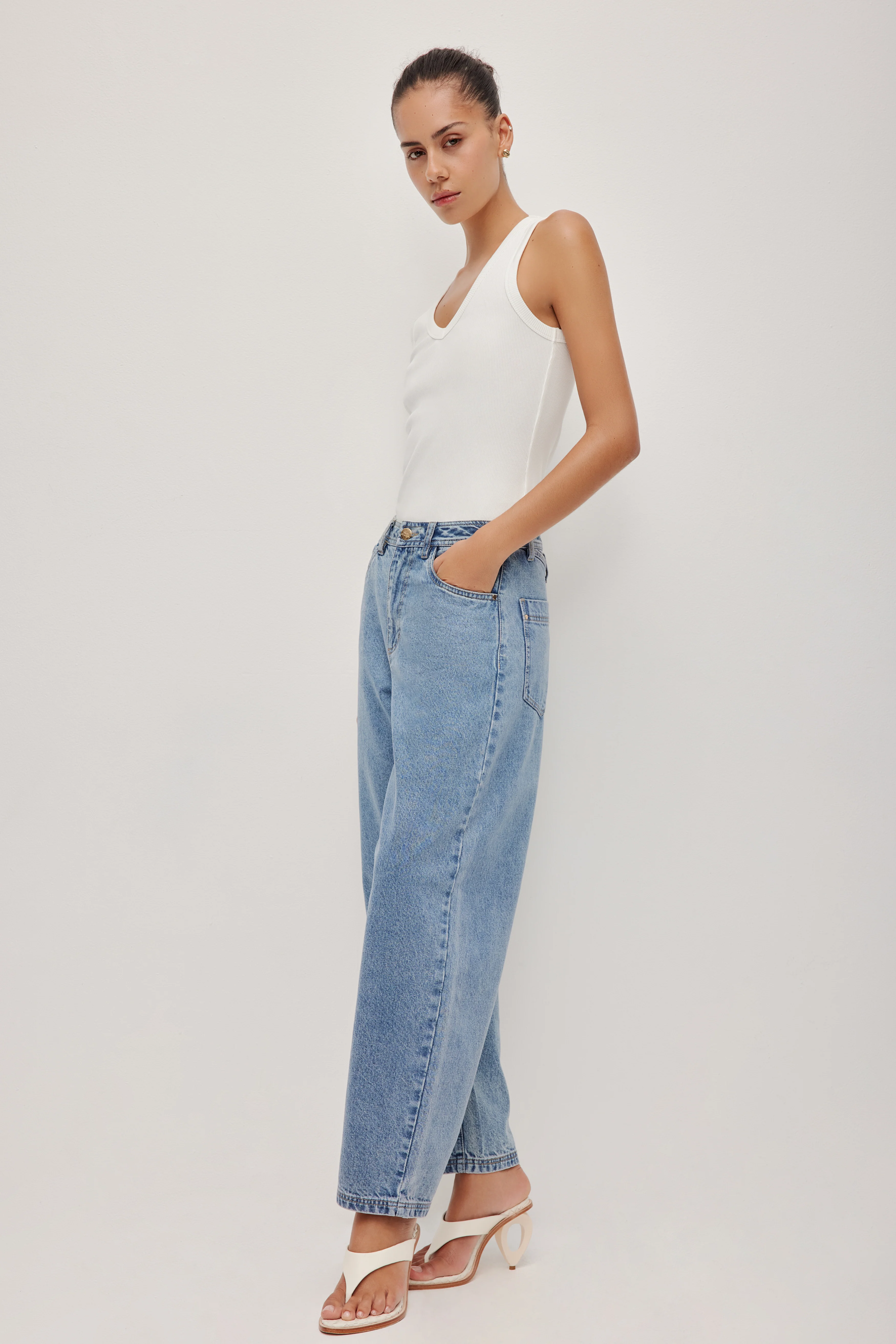 Tully Bubble Crop Jean - Image 3