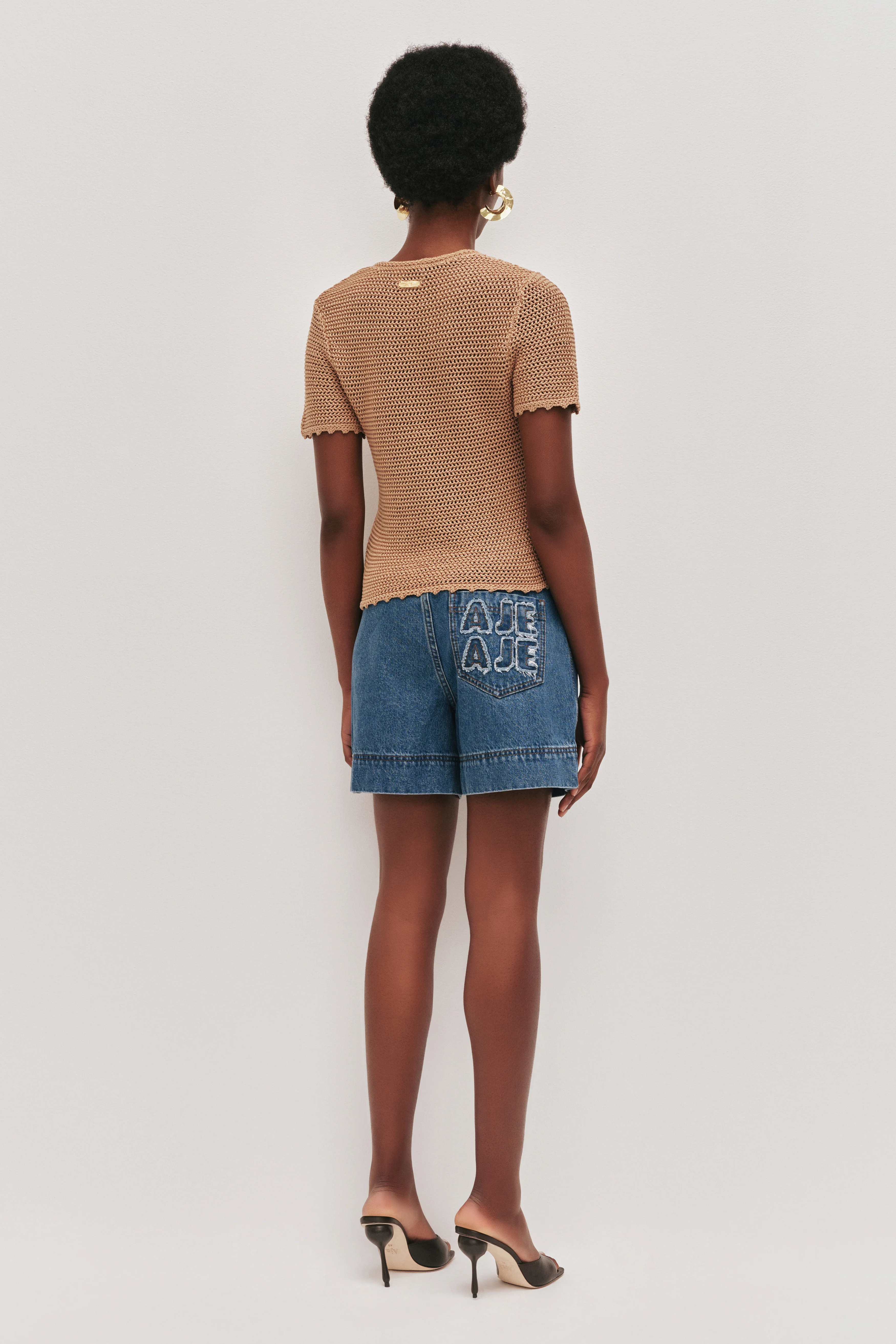 Uma Slim Knit Tee - Image 6