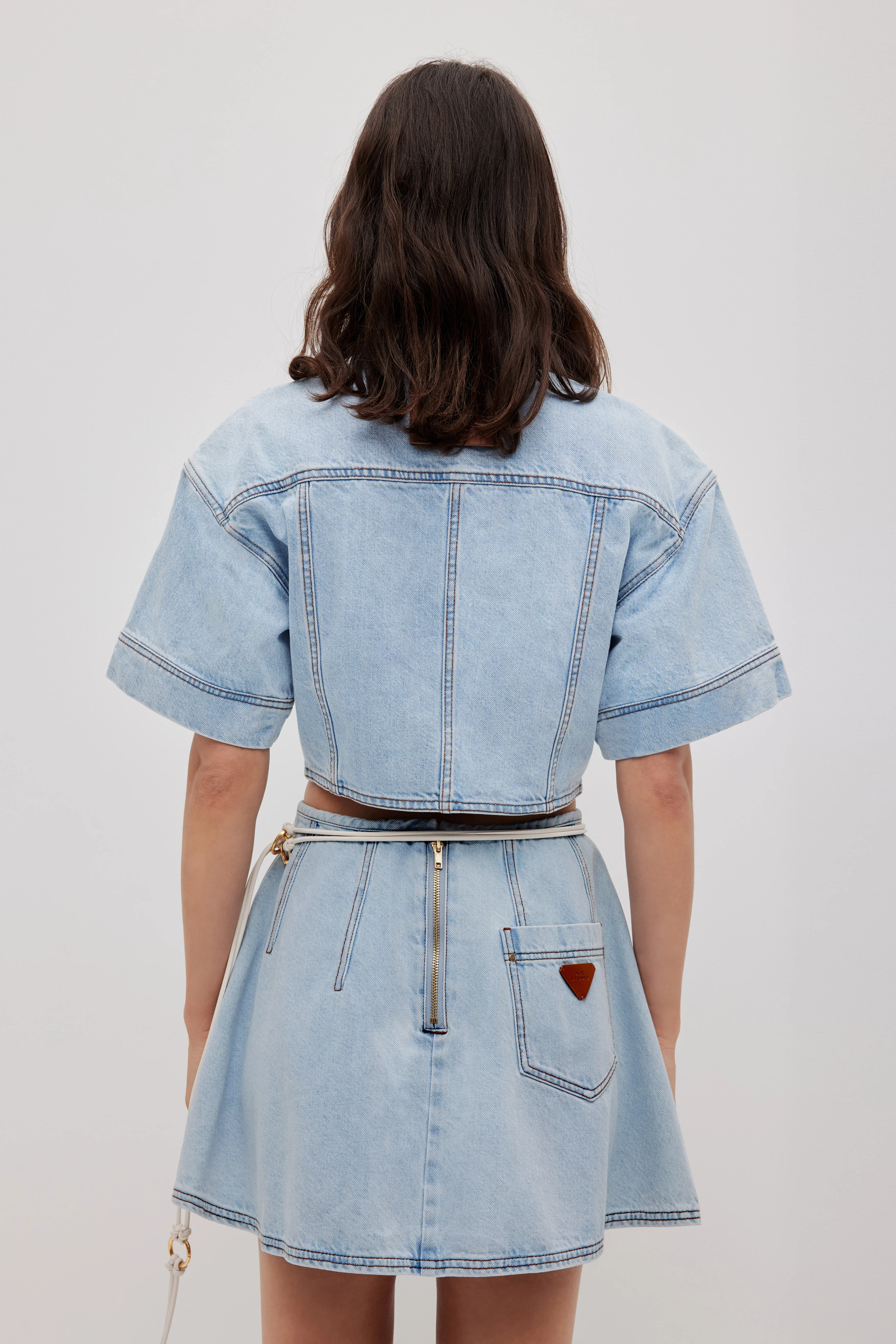 Zella Denim Mini Skirt - Image 4