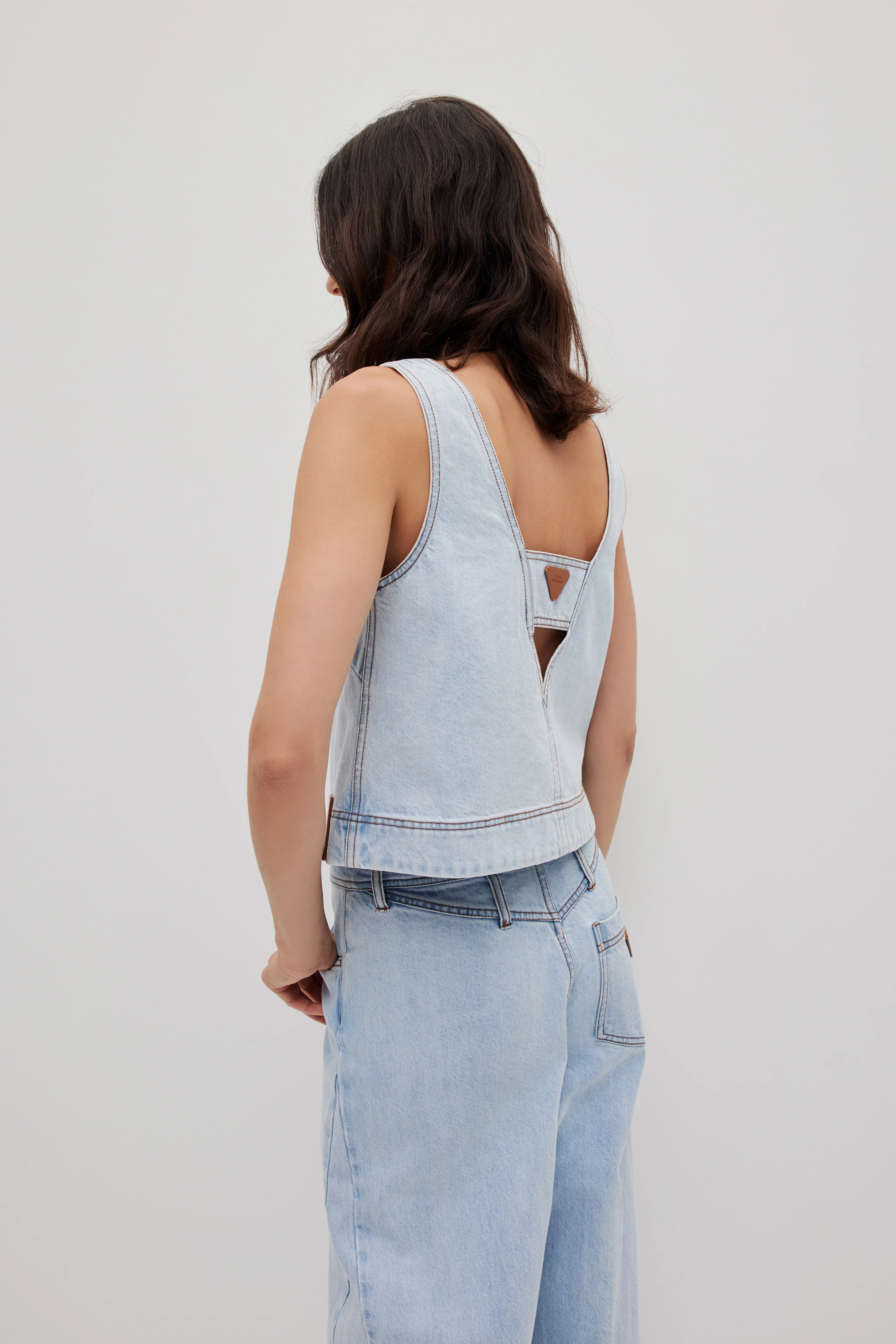 Zella Denim Top - Image 5